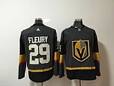 Vegas Golden Knights 29 Marc Andre Fleury Gray With Special Glittery Logo Adidas Jersey,baseball caps,new era cap wholesale,wholesale hats
